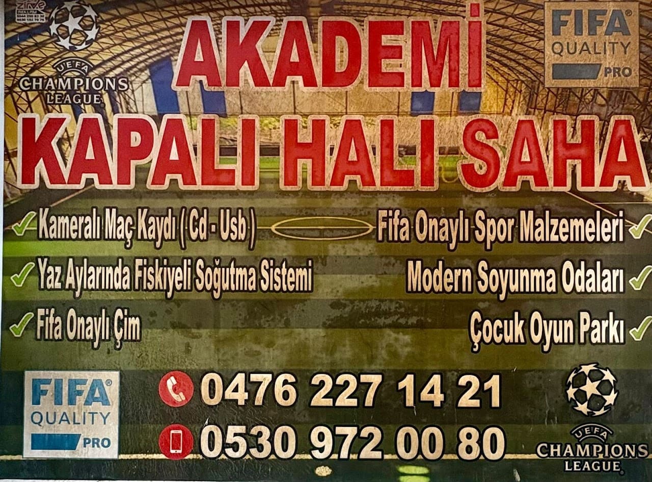 AKADEMİ HALI SAHA& SPOR TESİSLERİ 3