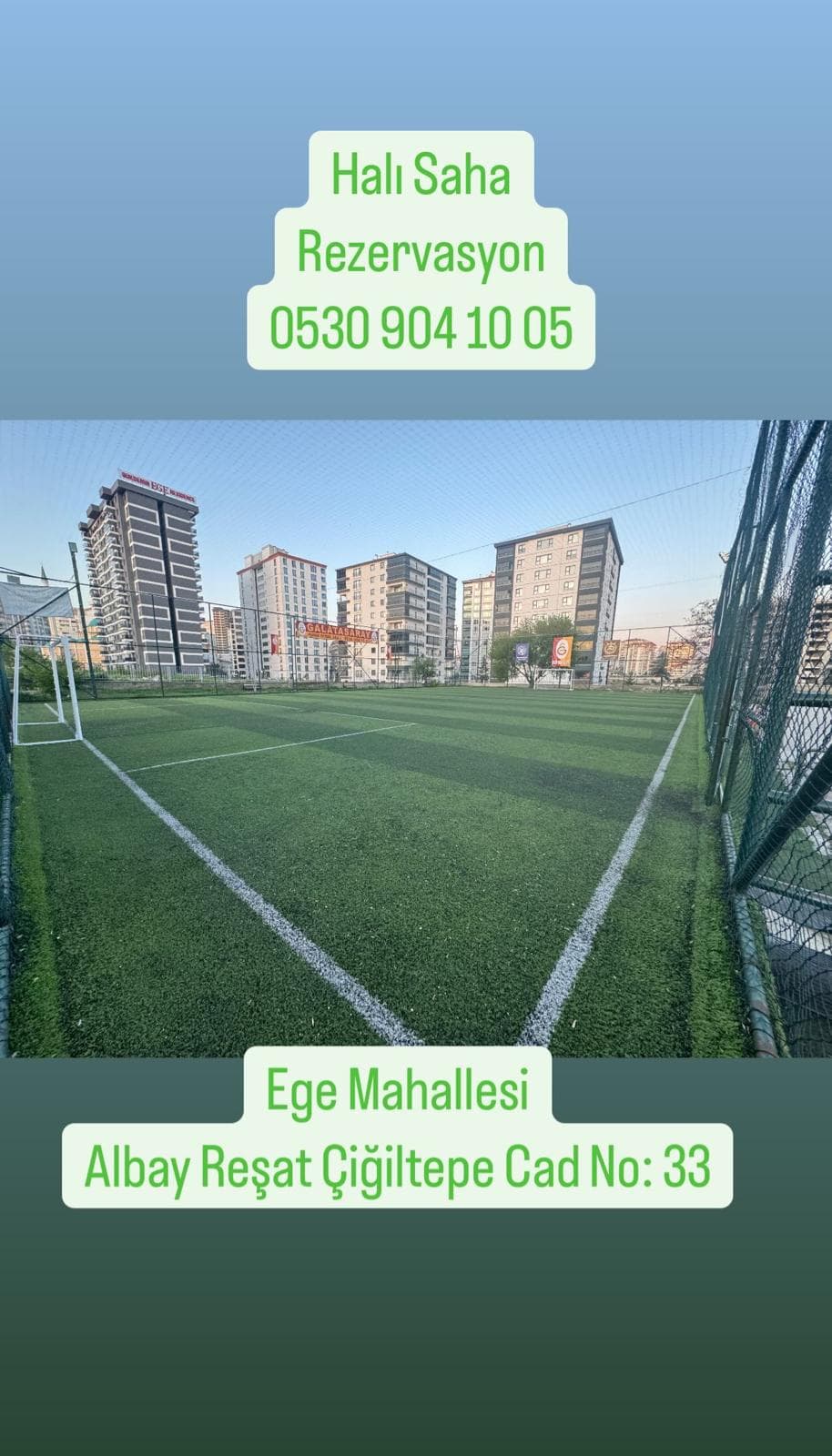 MAMAK EGE MAHALLESİ HALI SAHA SPOR TESİSİ 3