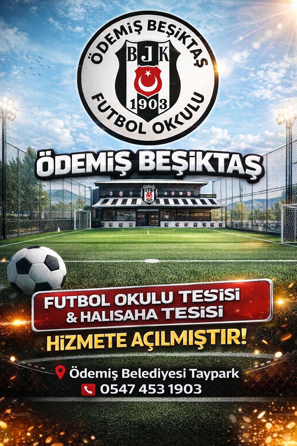 Ödemiş Beşiktaş JK Futbol Okulu Tay Park Halı Saha Tesisleri 2