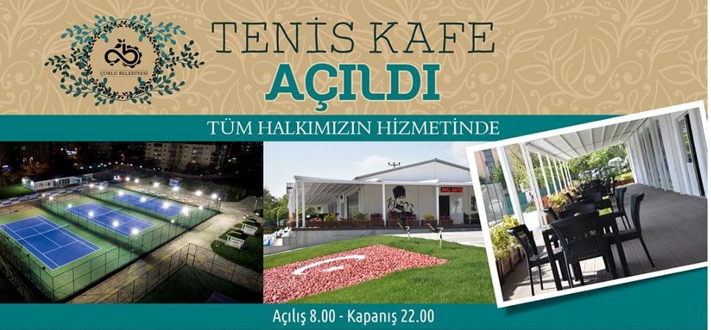 Çorlu Belediyesi Tenis Kompleksi & Tenis Kafe